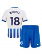 Brighton Danny Welbeck #18 Hjemmedraktsett Barn 2024-25 Korte ermer (+ bukser)